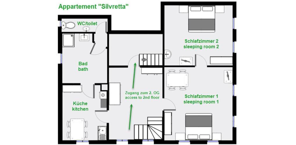 Haus Mair Apartment กาชูร์น ภายนอก รูปภาพ